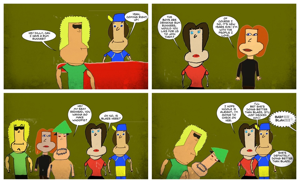 New Years Part 2 - Blaze Ruins The Party