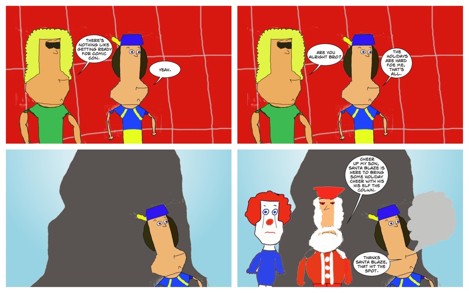 Santa Blaze Helps Dilly