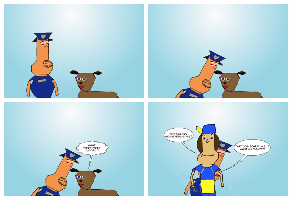 Officer Blaze vs The Dog