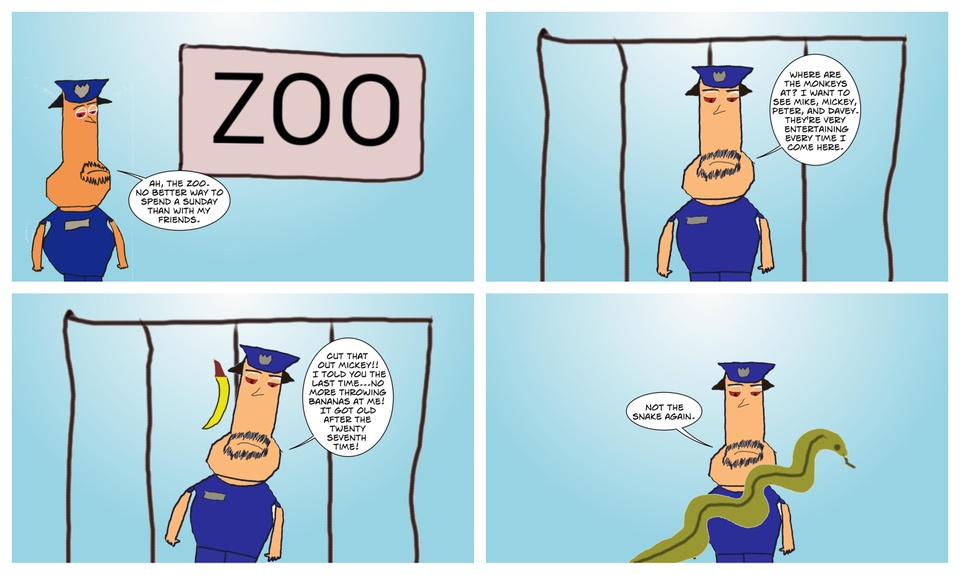 Officer Blaze Goes To The Zoo