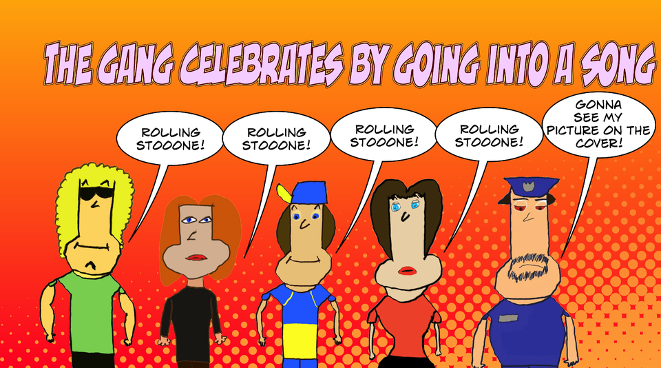 The Gang Goes Into a Song