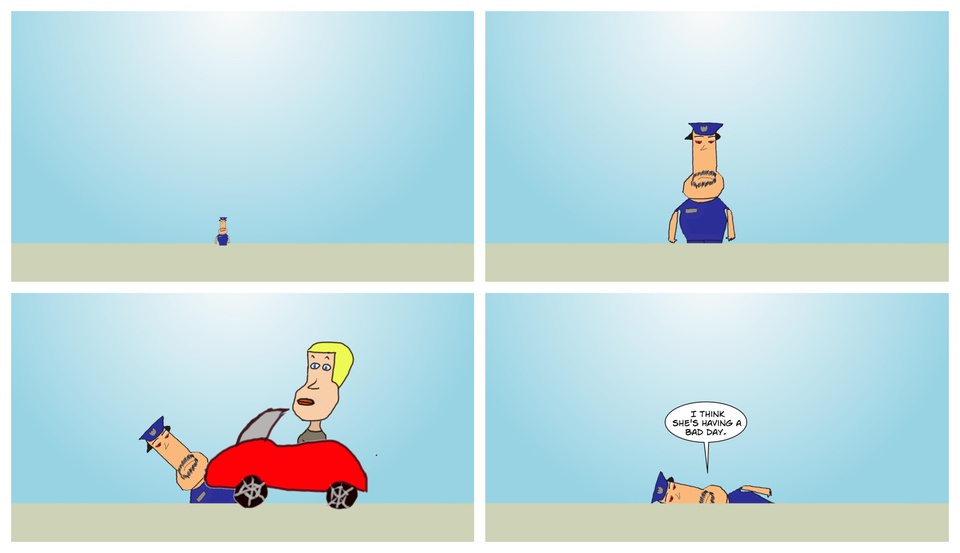 A Day At The Beach For Blaze