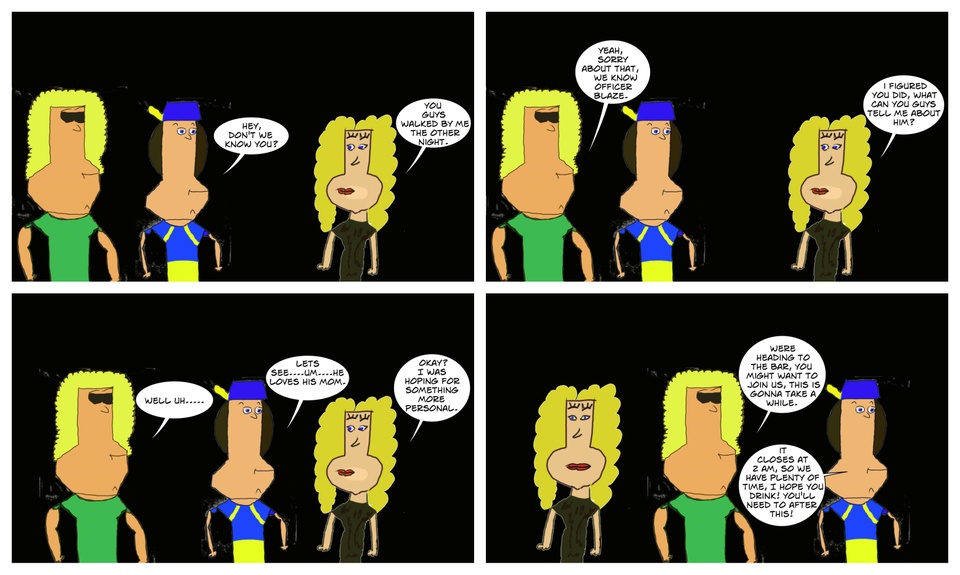 Getting To Know Officer Blaze (Through The Eyes of Others)