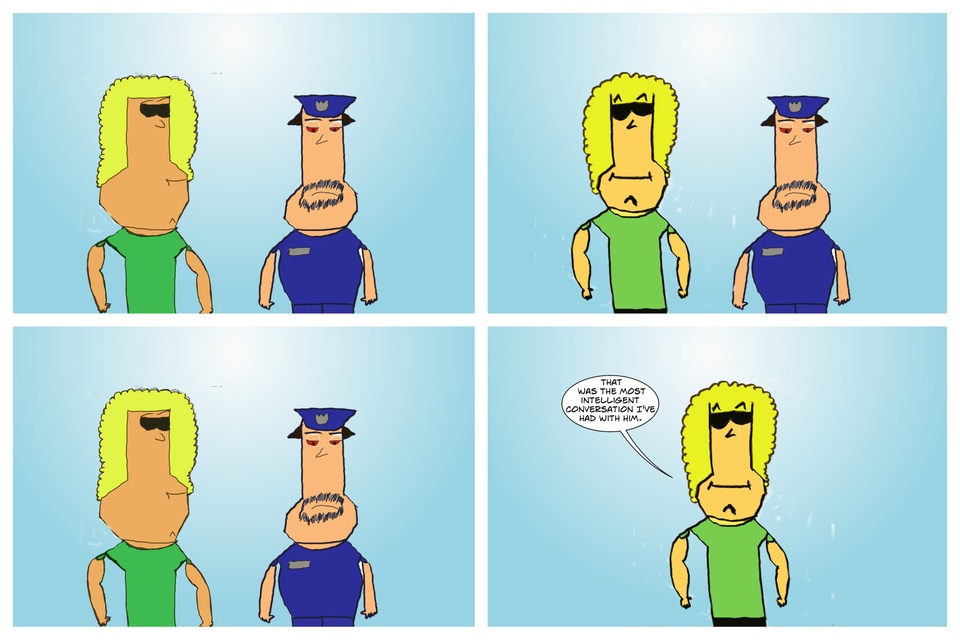 Officer Blaze & Stu Have an Intelligent Conversation