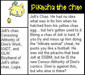 Bio: Pikachu the Chao