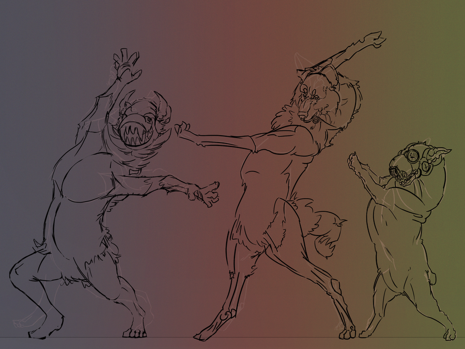 Comfortable Doge Sketch