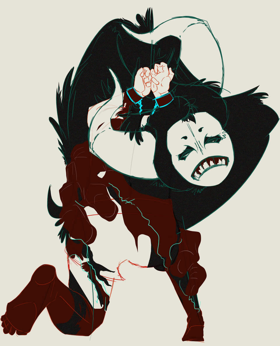 Taur wakes up - sketch