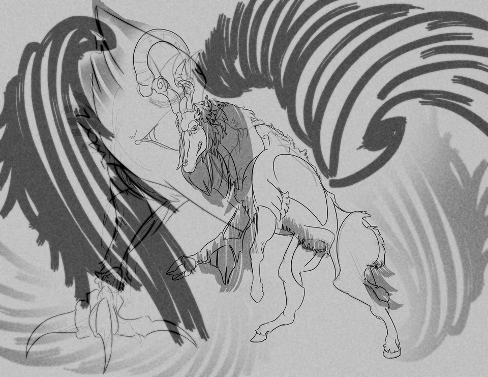 Hartebeest and Hamerkop