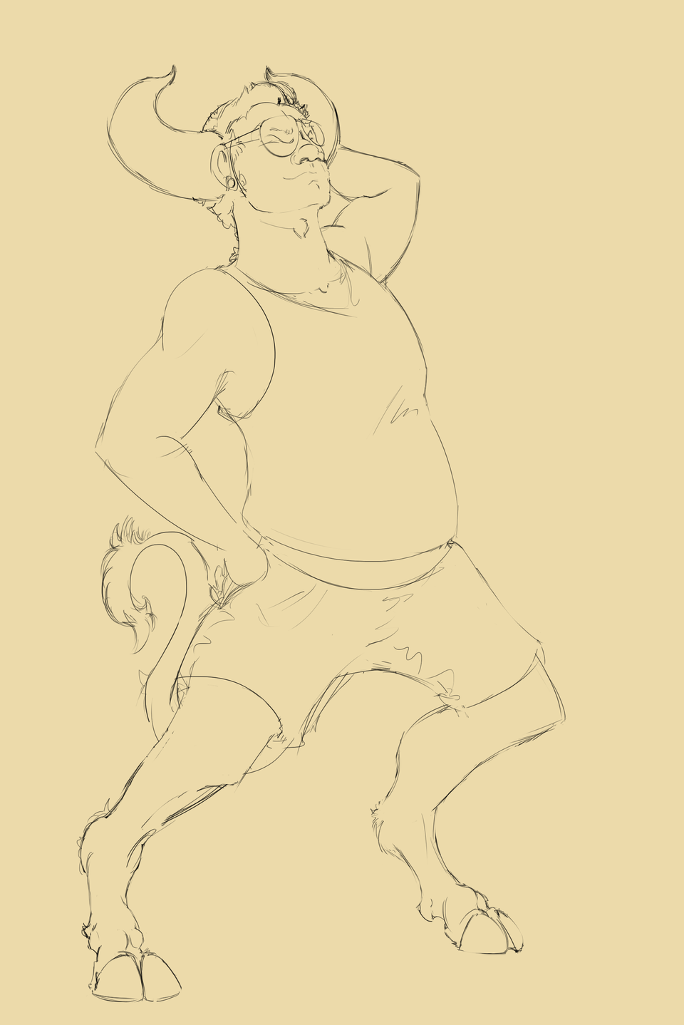 Cow Boy sketch