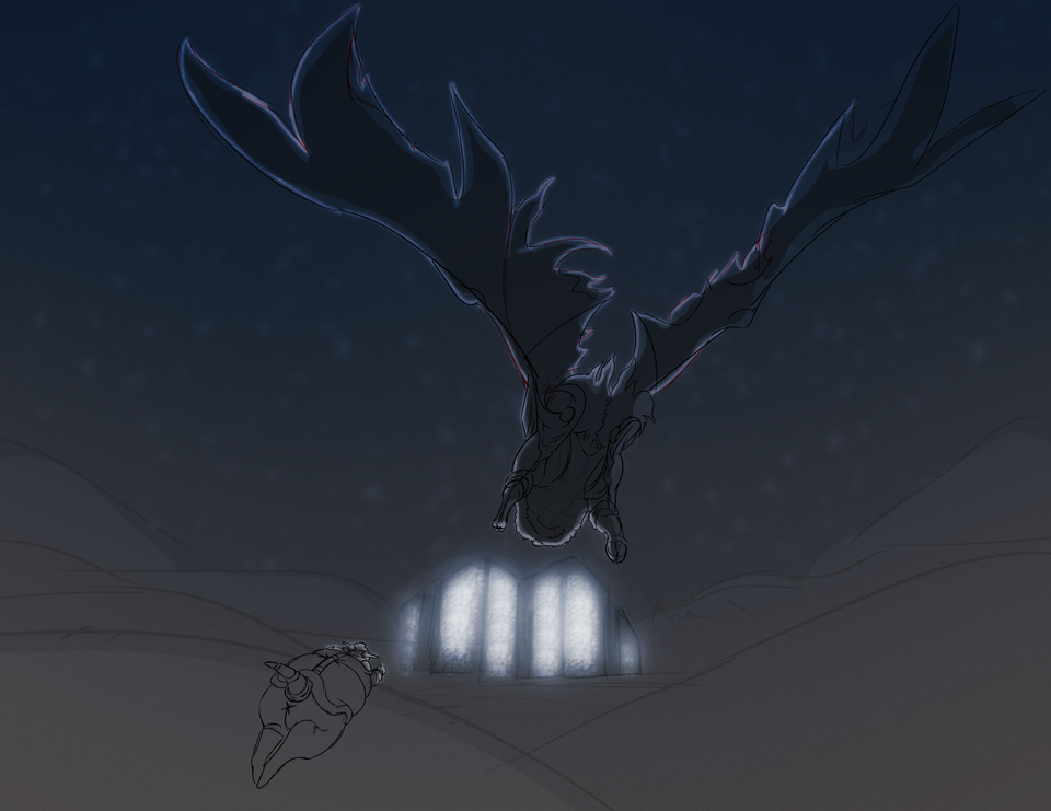 The Hunters (The Guardians) - Later Page Sketch