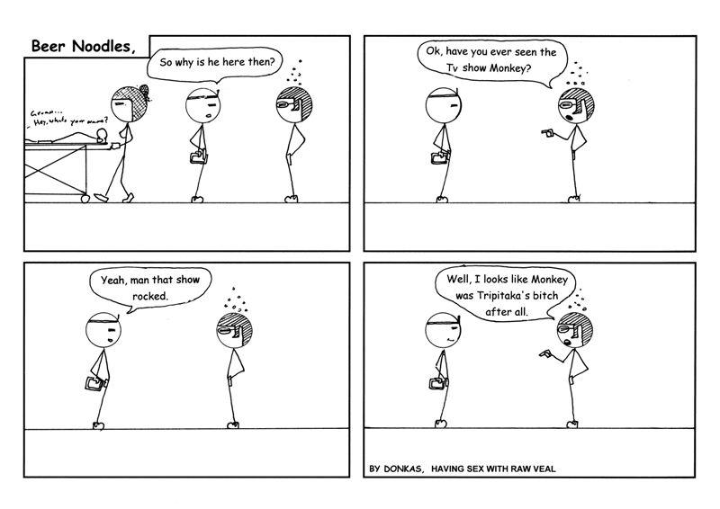 Bieng drunk and watching Monkey 2 of 4