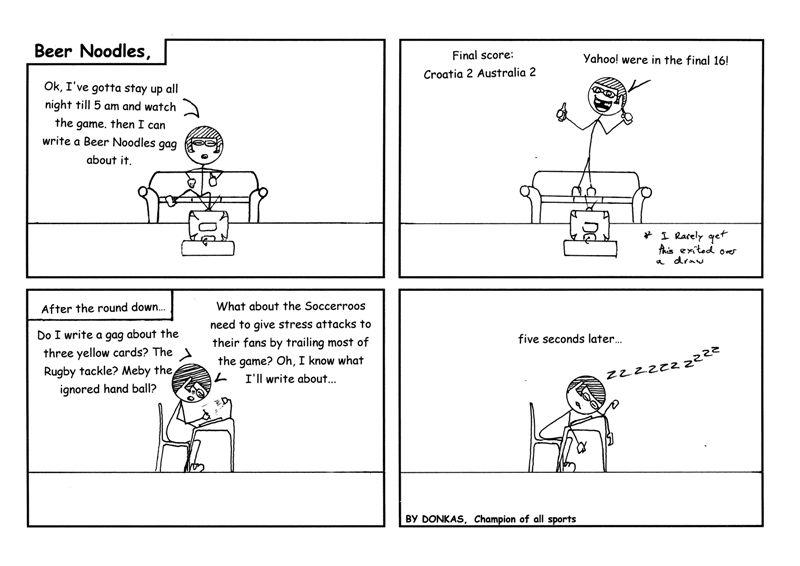 World cup 2 or "the reason this comic was late"