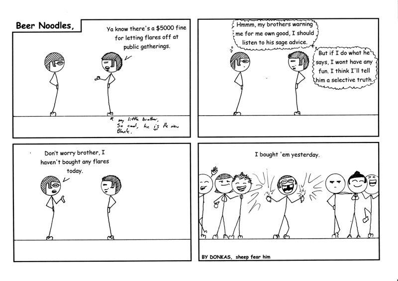 In Melbourne for the world cup. back dated strip 1