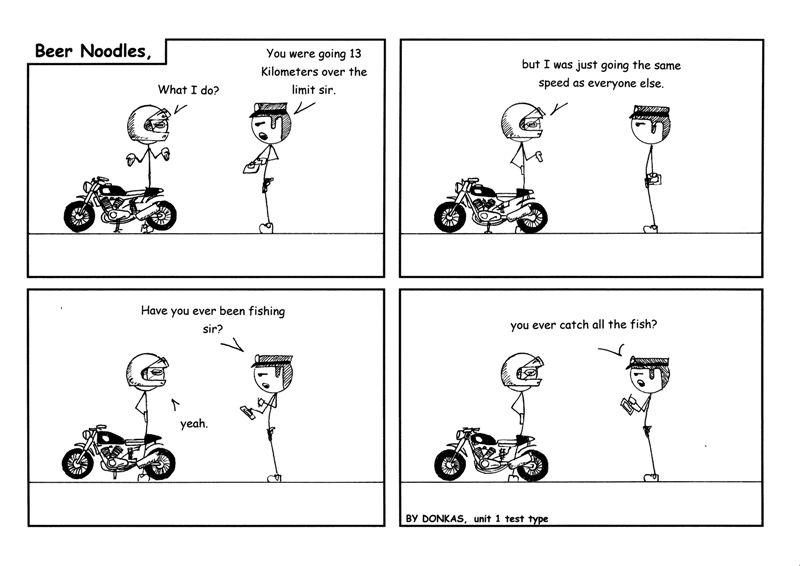 What the police man said