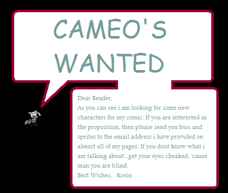  - Filler - Cameo's wanted