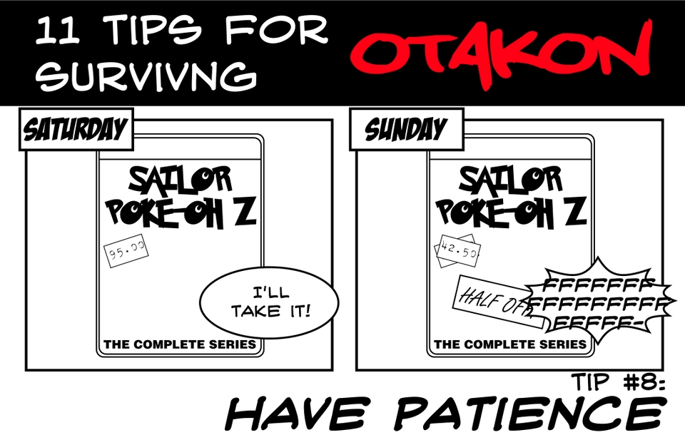 11 Tips for Surviving Otakon - Tip #8
