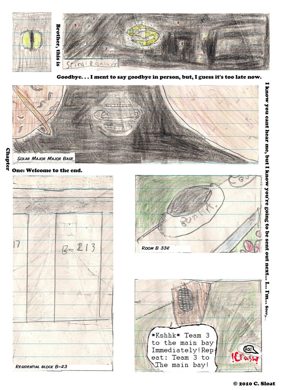 Chapter 1: Welcome to the end. Page 1