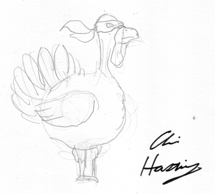 Art: Chris Hastings' Ninja Turkey