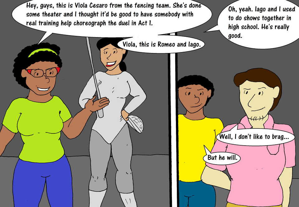 Both Alike in Dignity- panel 1