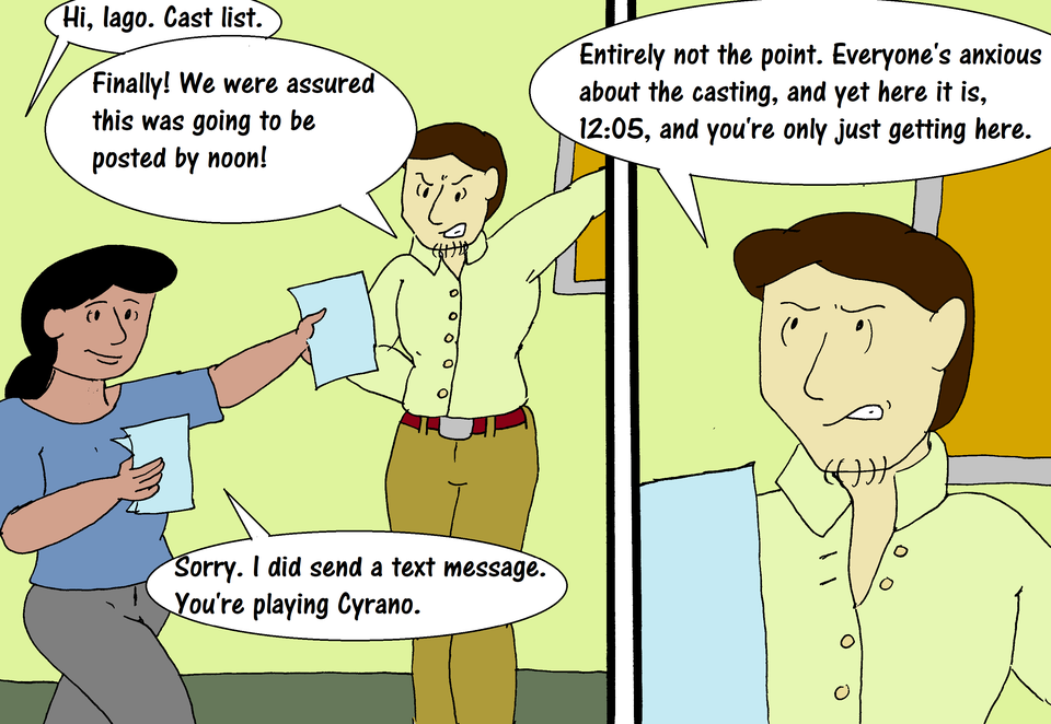 Be Silent That You May Hear- panel 1