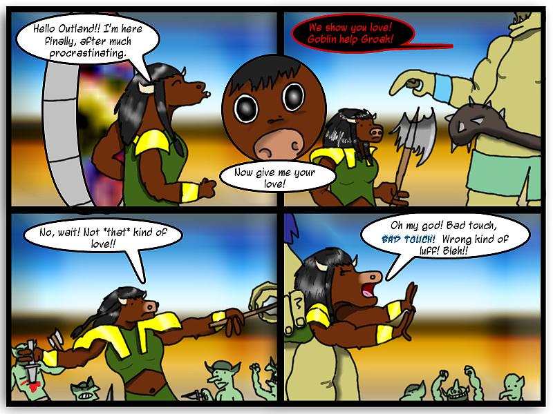 Bonus Comic! - Red goes to the Outlands