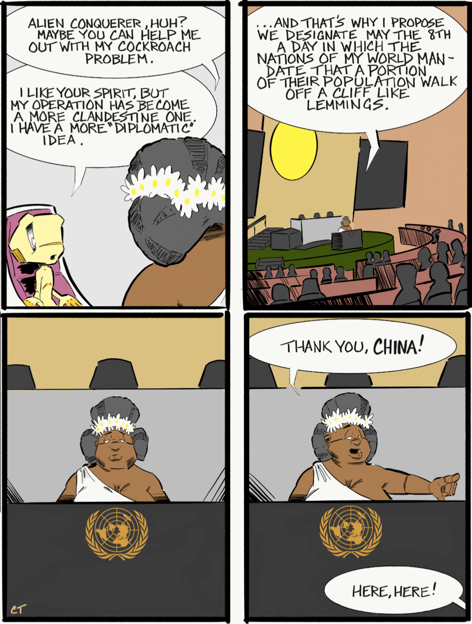 Lady Gaia Goes to the UN