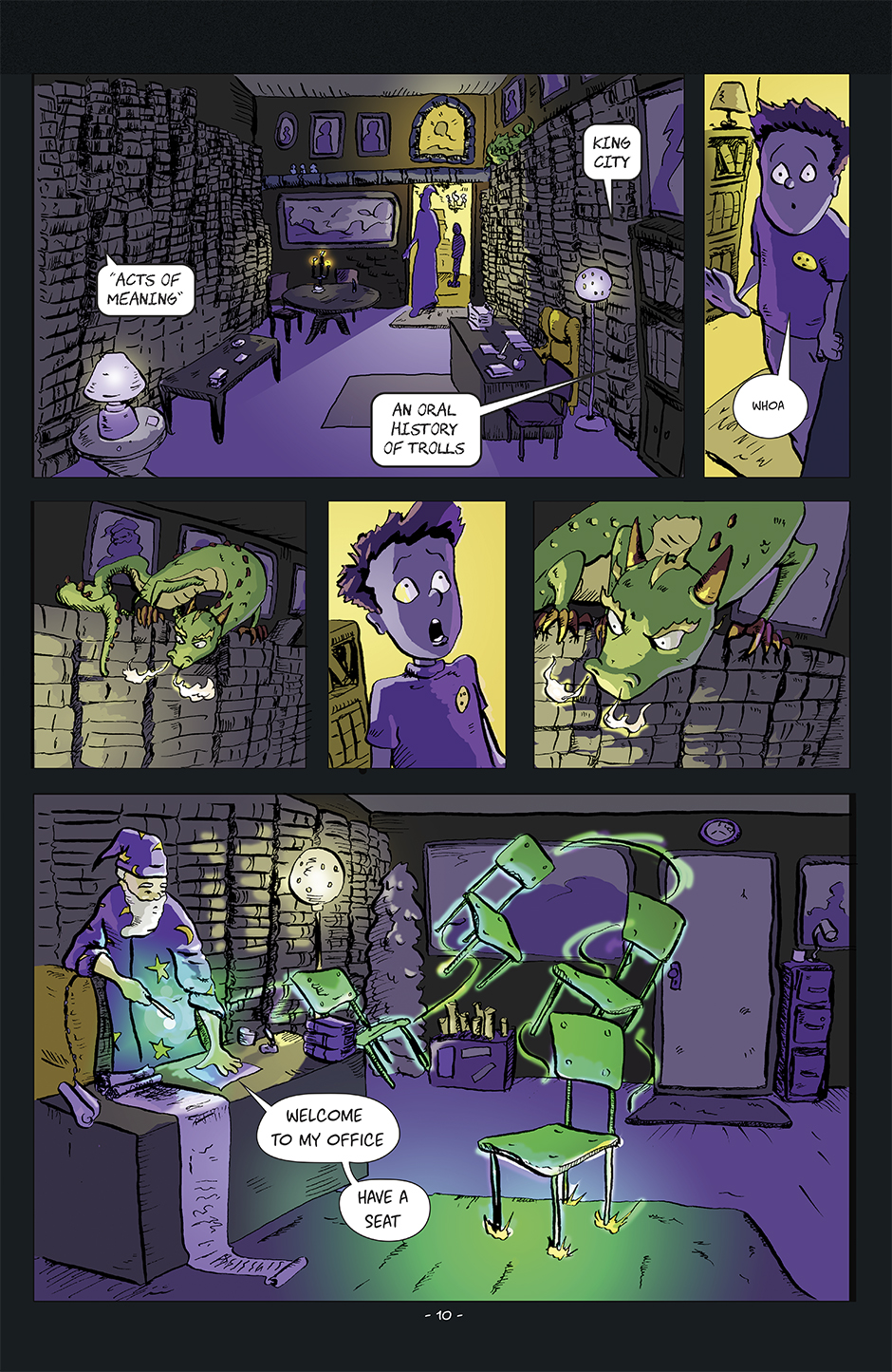 Page 10, Merlin's Office