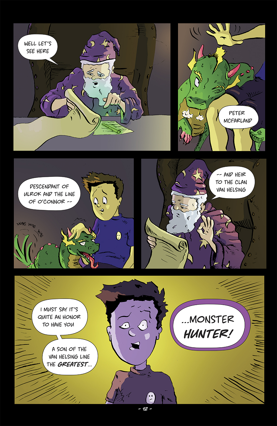Page 12, Monster Hunter