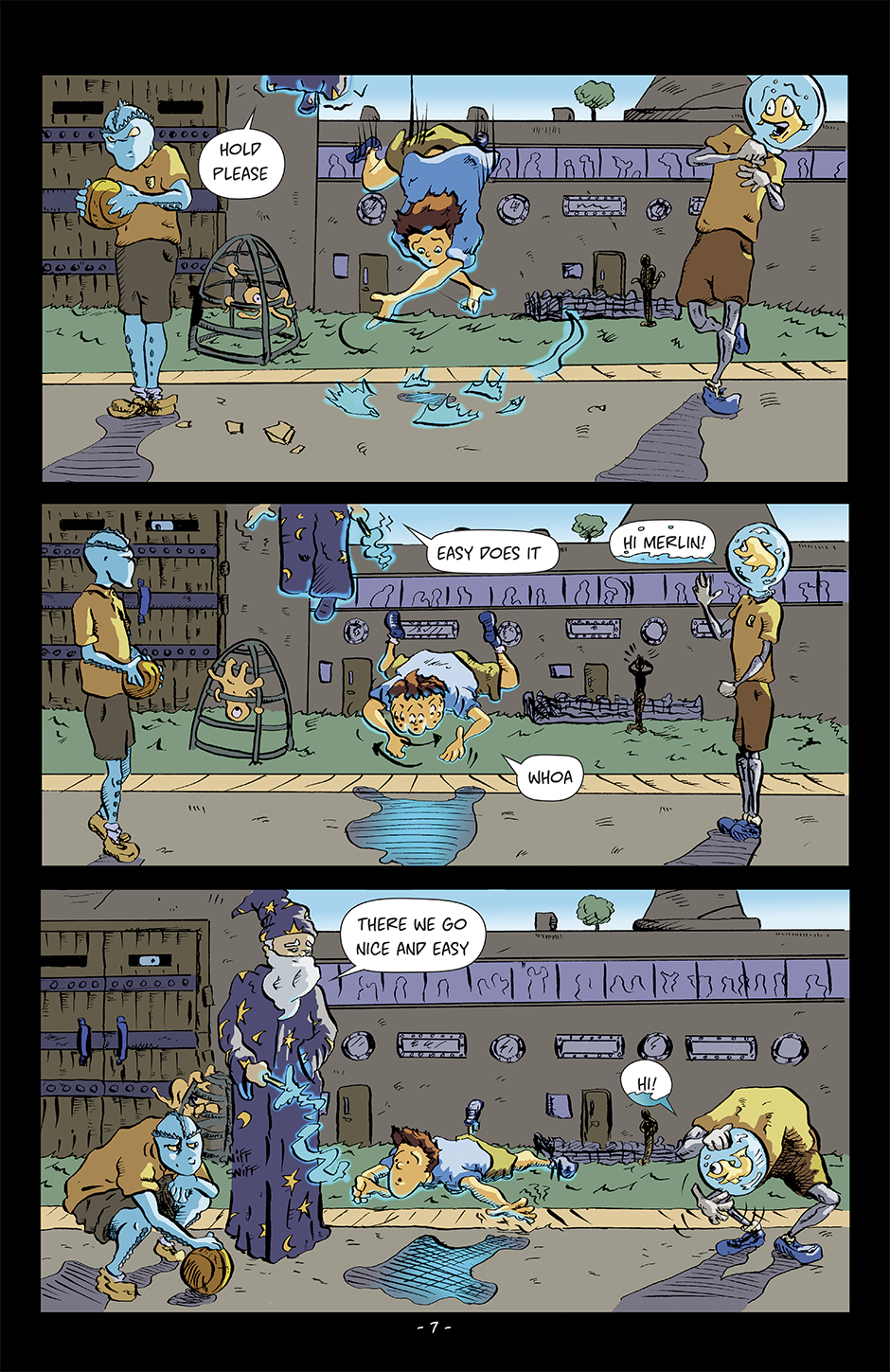 Page 7, Basketball Court