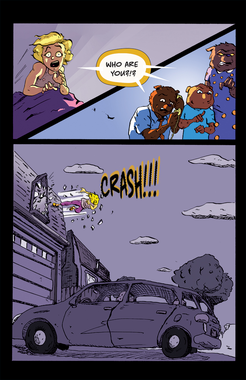 Page 3, Goldie's escape