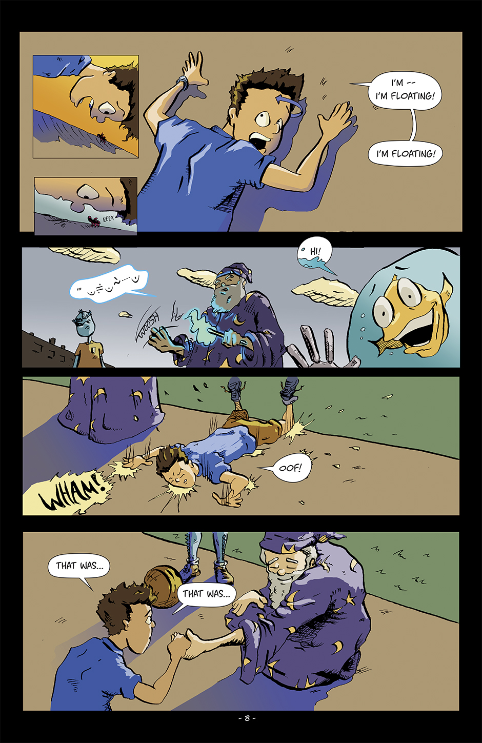 PAGE 8, The Landing...