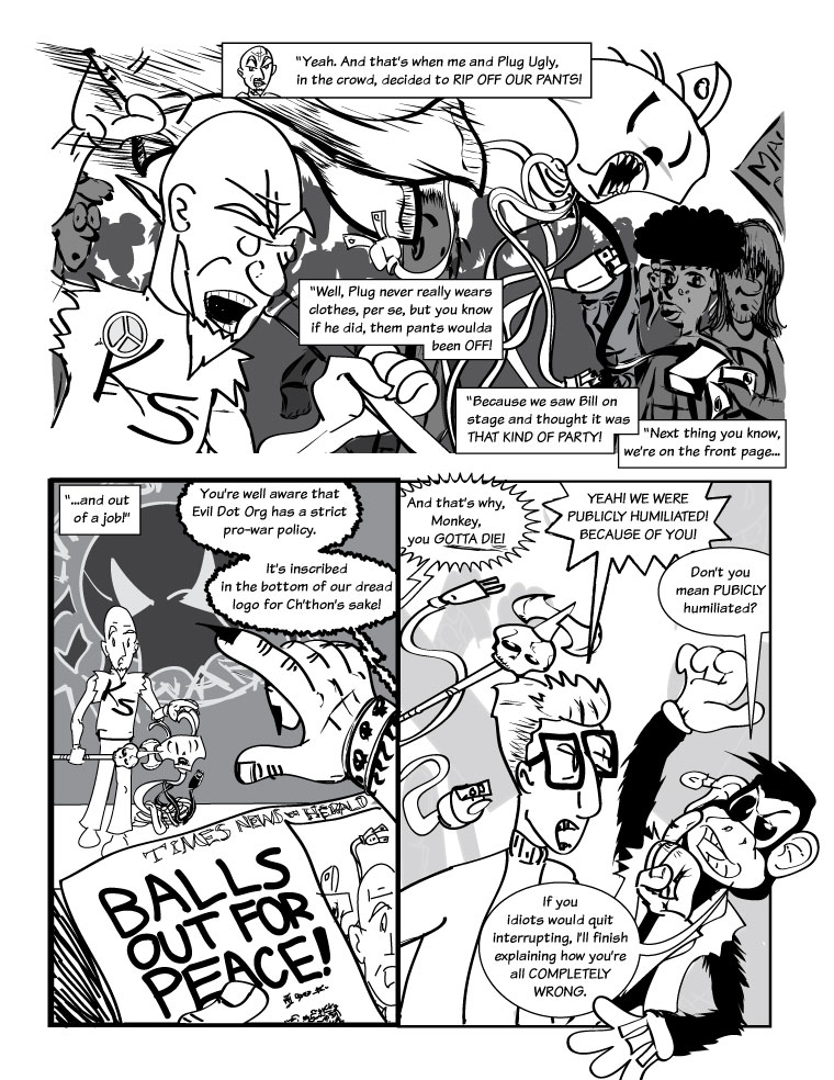 Punk Monkey in Deadly Wednesday pg. 4