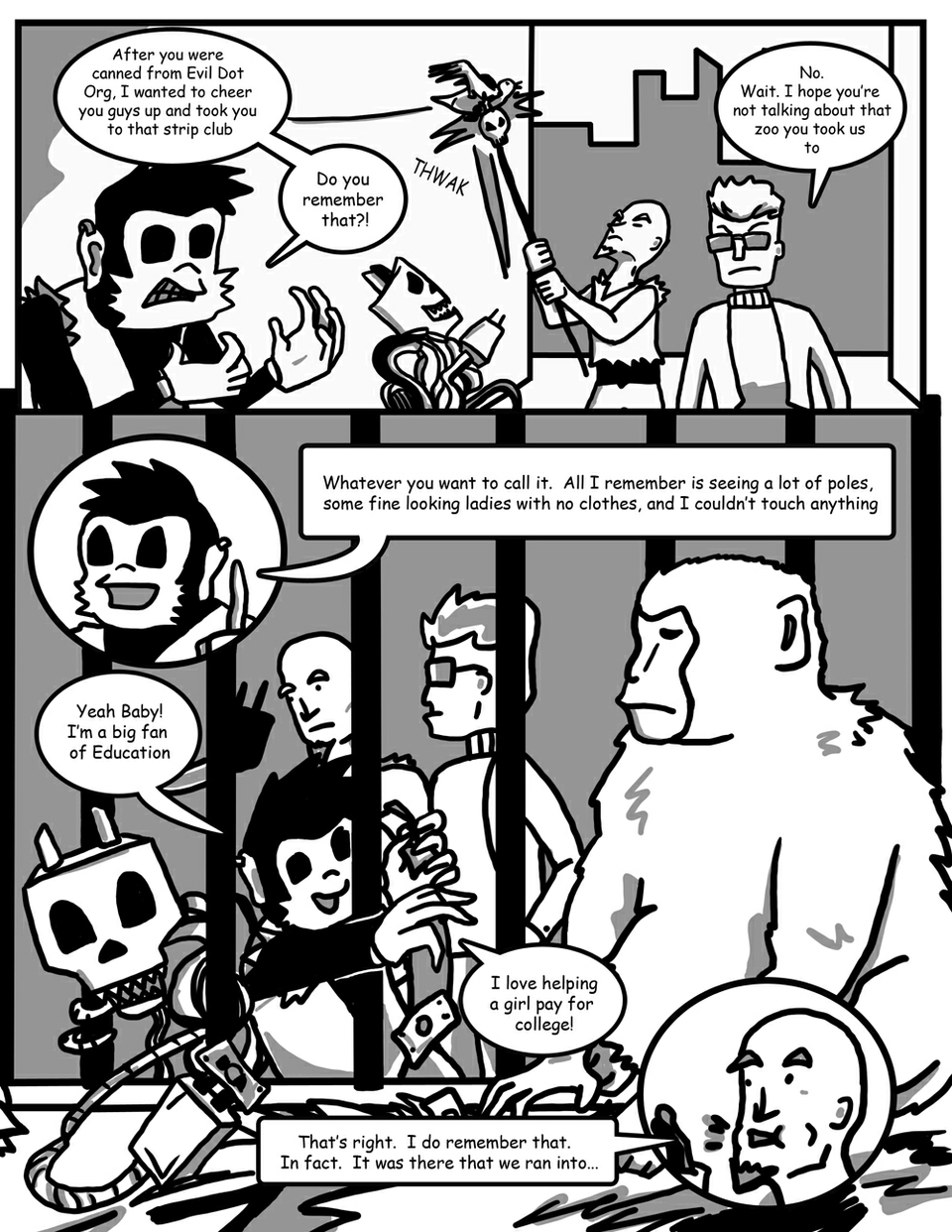 Punk Monkey in Deadly Wednesday pg. 5