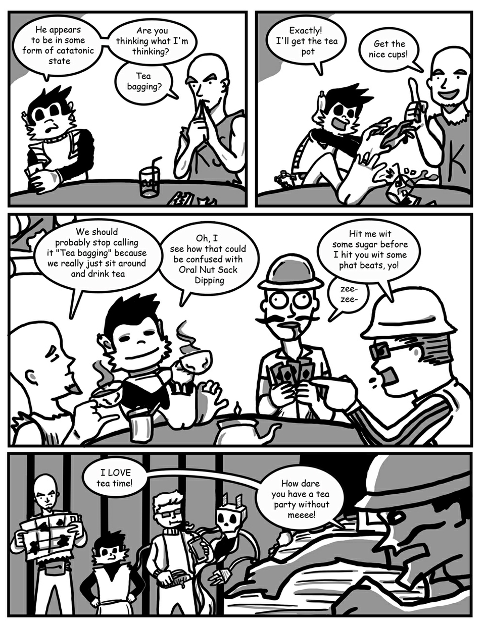 Punk Monkey in Deadly Wednesday pg. 10