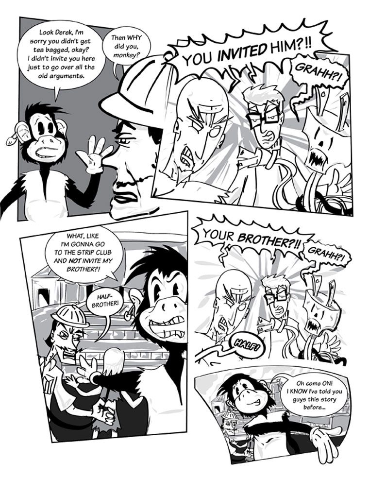 Punk Monkey in Deadly Wednesday pg. 11