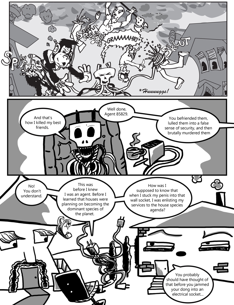 Punk Monkey in Deadly Wednesday pg. 16 Part Two