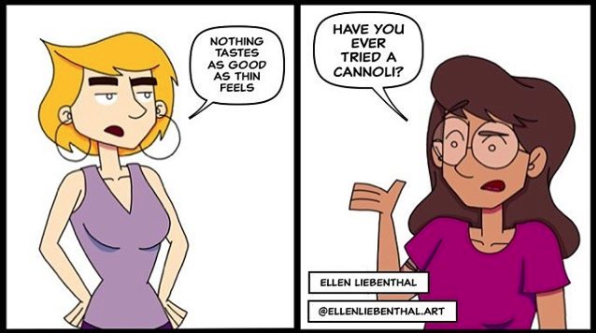 "Or pizza or cupcake or chinese food or donut or..."