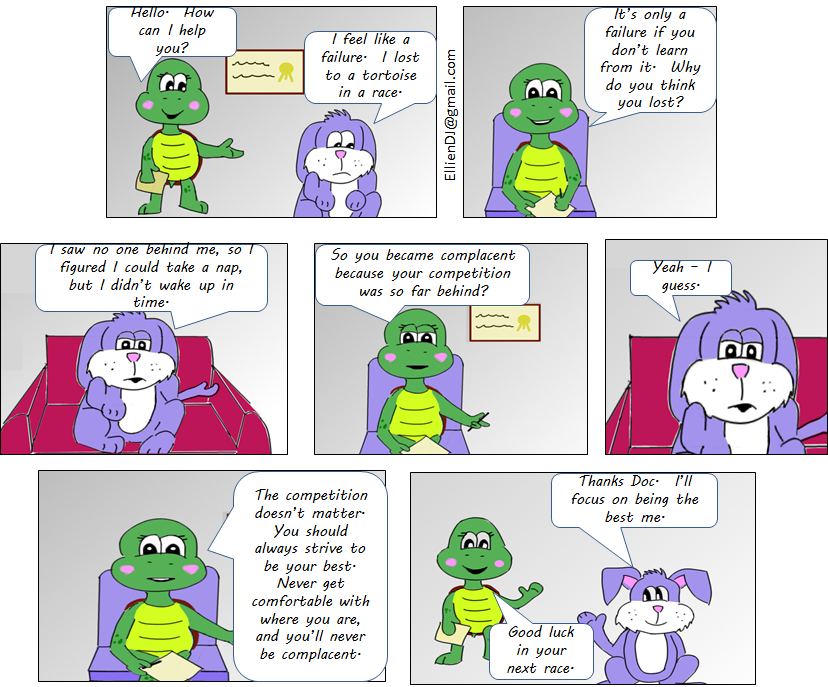 Complacency Loses Races