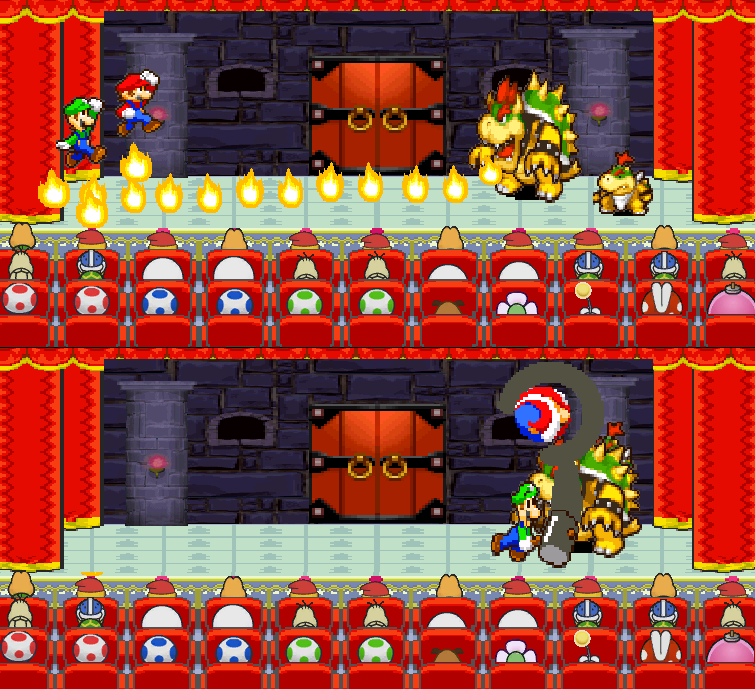 Team Mario V.S. Team Bowser