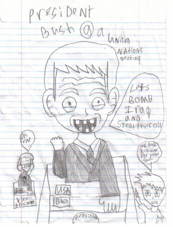 Bush @  a united nations meeting