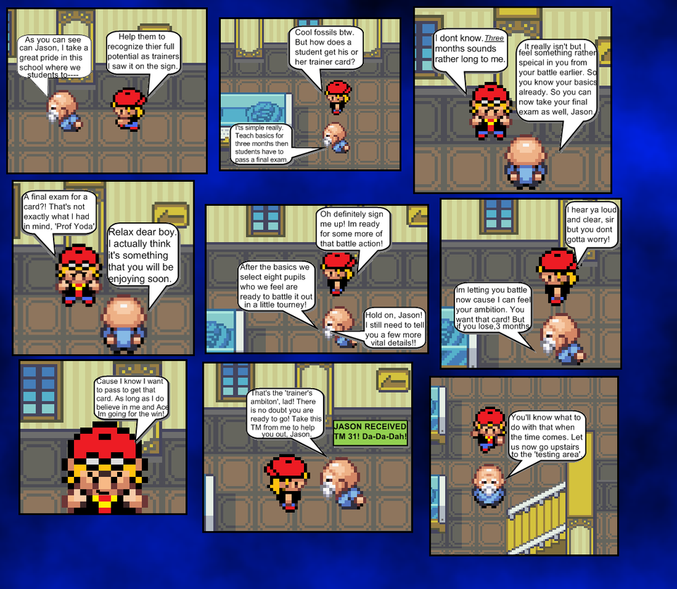 Page 3-  A Trainer's Ambition