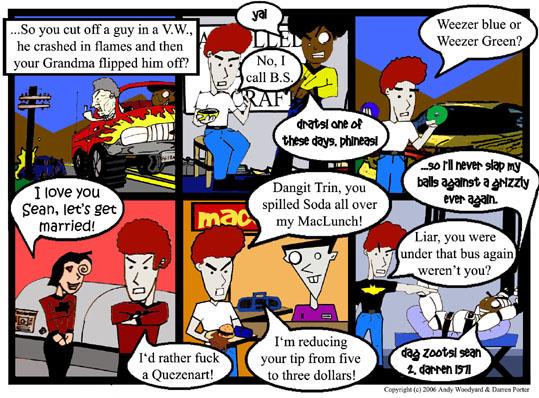 Original comic 3 - Six Random Things Happening in C-town...