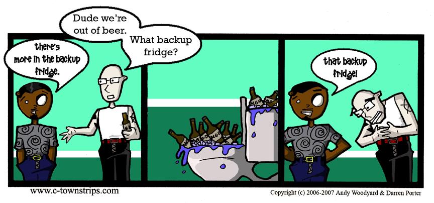 Backup fridge