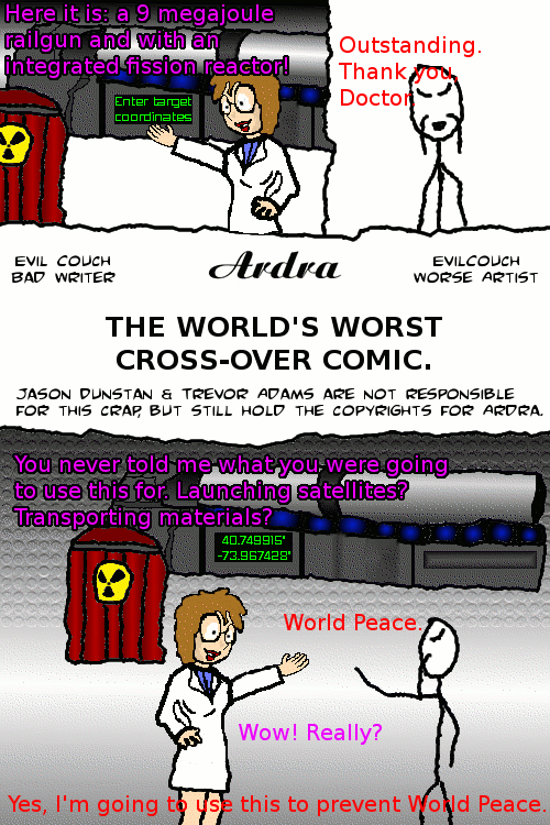 Guest Strip #1- World's Worst Crossover Comic