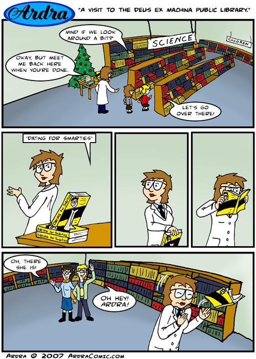 A Visit to the Deus Ex Machine Public Library.