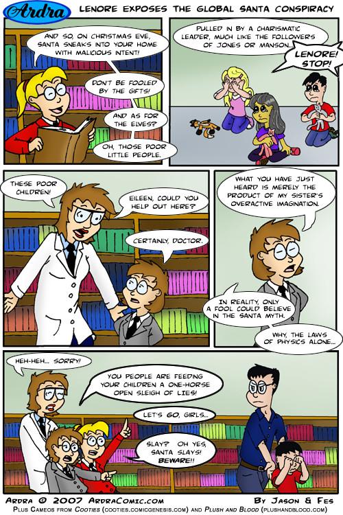 Lenore Exposes The Global Santa Conspiracy.