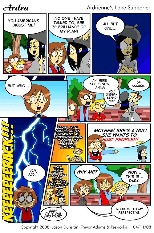 Ardrienne's Lone Supporter