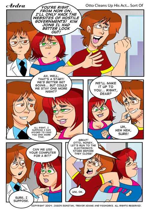 Otto Cleans Up His Act...Sort Of