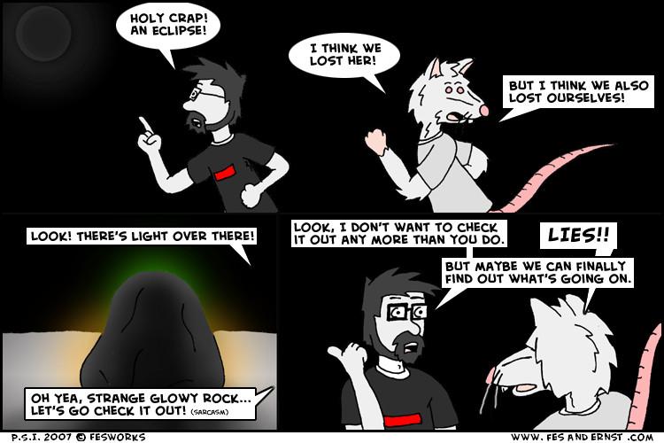 00106 - "Can't... See! ... Must... Talk... Like This!"