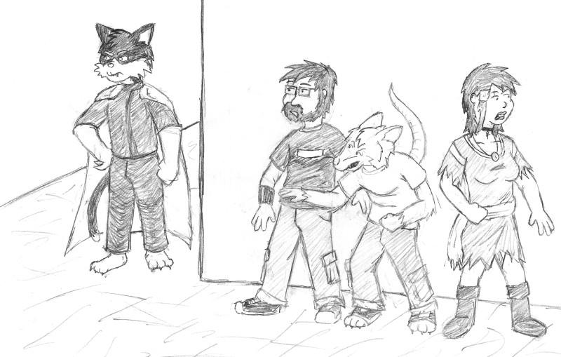 Crossover Wars Wallpaper sketch